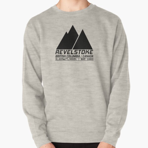 Ski Revelstoke British Columbia Canada Skiing and Snowboarding Pullover Sweatshirt