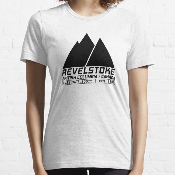 Ski Revelstoke British Columbia Canada Skiing and Snowboarding Essential T-Shirt