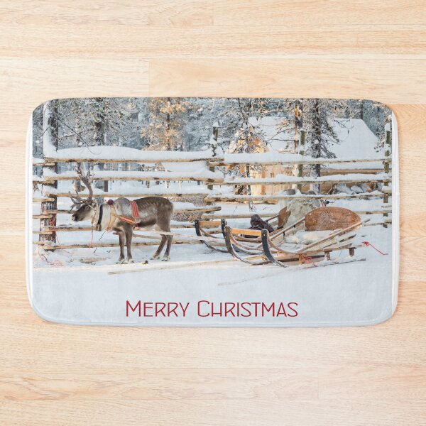 Item preview, Raindeer sleigh, waiting for Santa designed and sold by Delphimages Art.