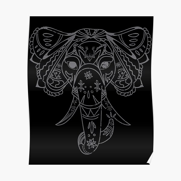 Elephant Tattoo Posters Redbubble