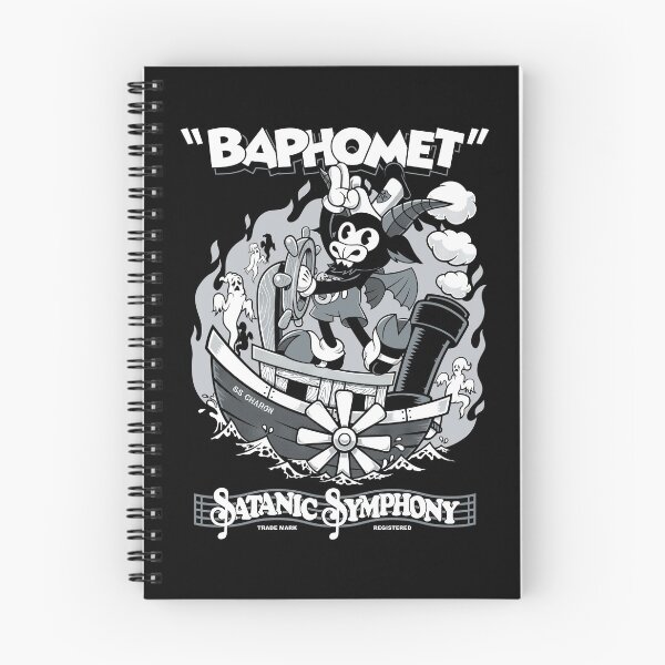 Item preview, Vintage Cartoon Baphomet - Steamboat Baphy - Occult - Satanic Symphony designed and sold by Nemons.