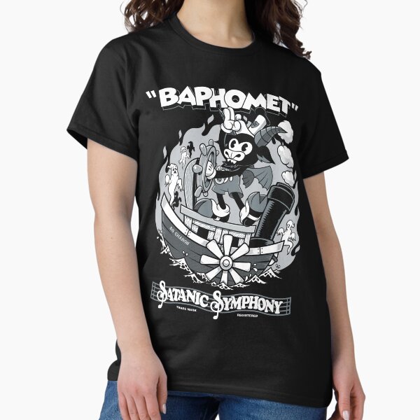 Artikel-Vorschau von Vintage Cartoon Baphomet - Steamboat Baphy - Okkultismus - Satanische Symphonie, designt und verkauft von Nemons.