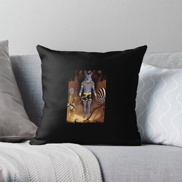 Anubis Emerges Throw Pillow