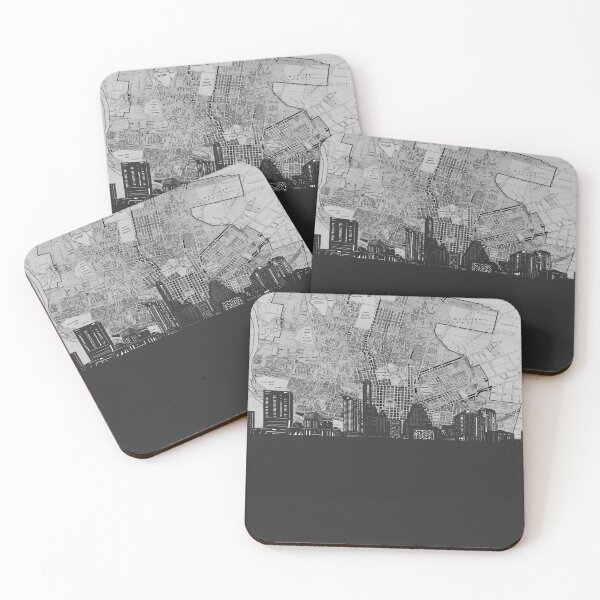 Item preview, austin skyline designed and sold by BekimART.
