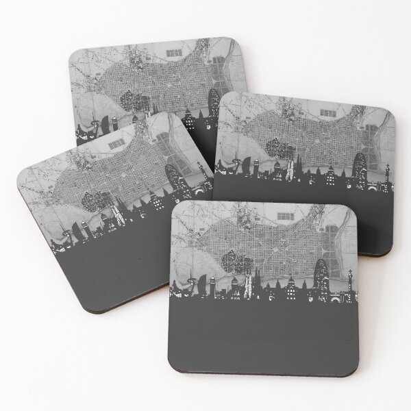 Item preview, barcelona skyline designed and sold by BekimART.