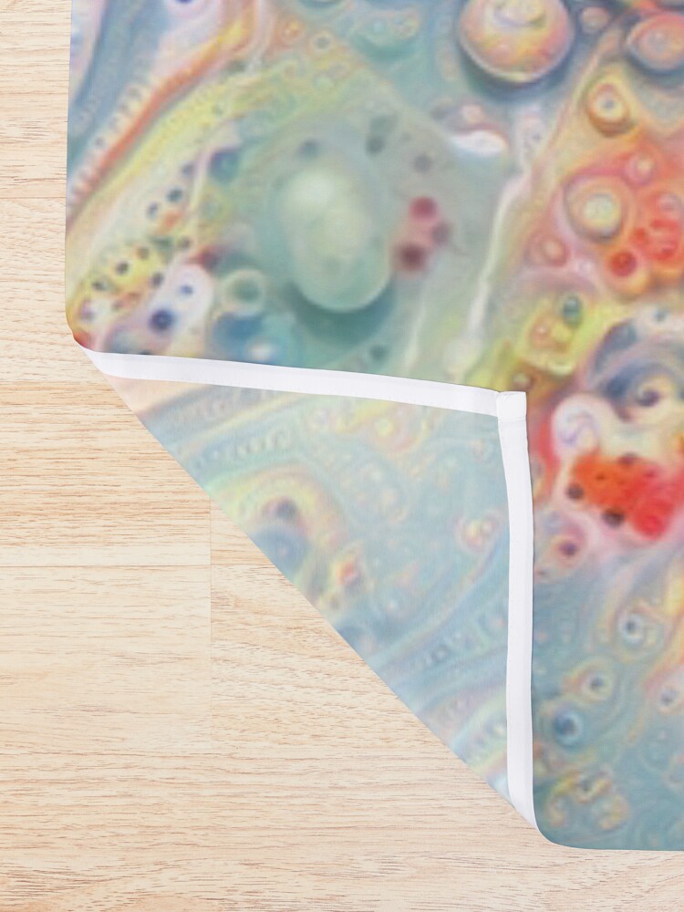 Alternate view of Abstraction #B Neural Networks Shower Curtain