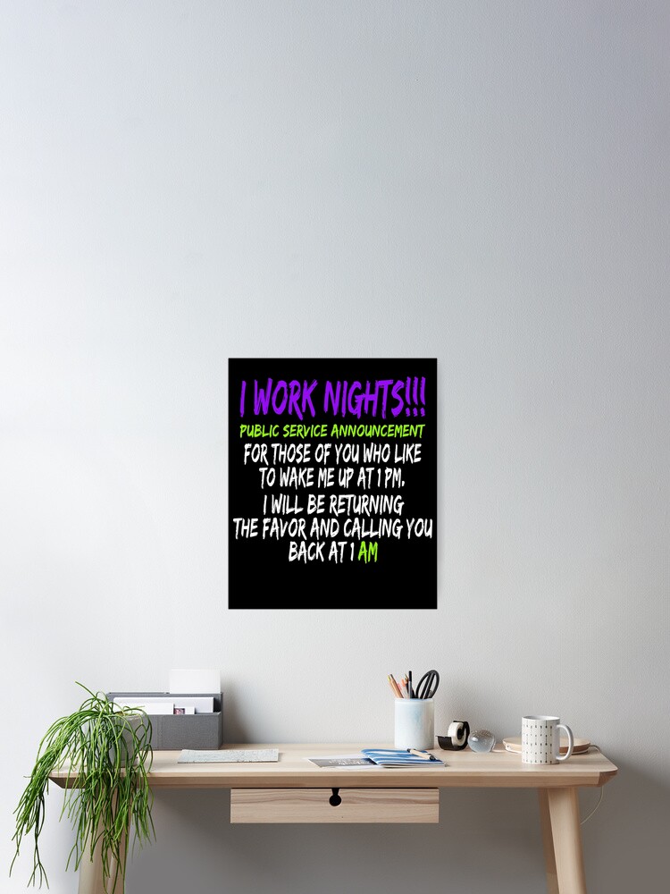 Night Shift Workers Gift, Funny Midnight Shift Gifts Welcome to