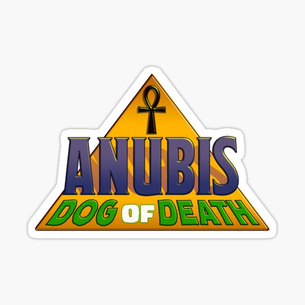 'Anubis: Dog of Death' Logo Sticker