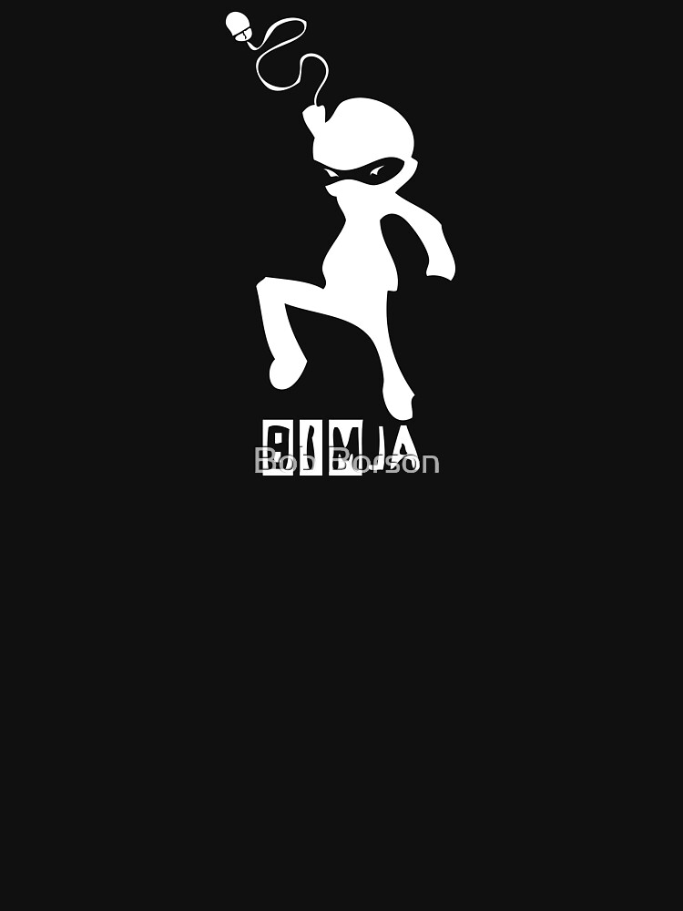 BIMja - The Architectural Ninja (for black shirts) by bobborson