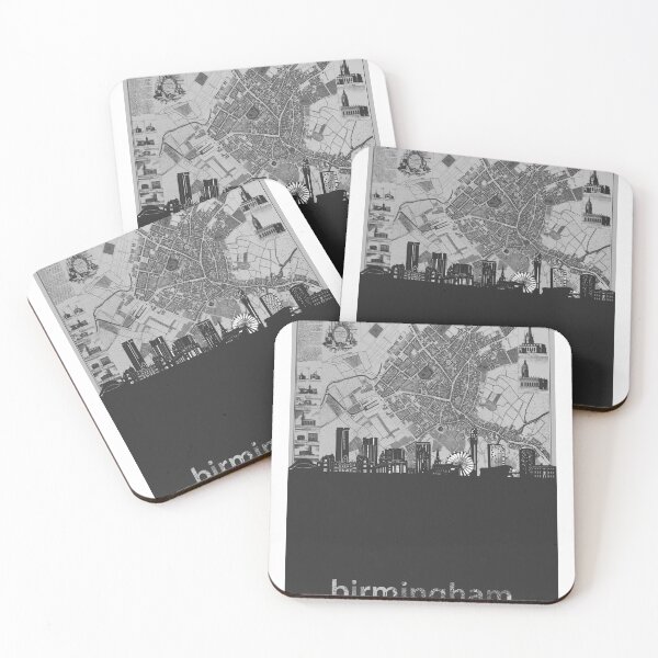 Item preview, birmingham skyline designed and sold by BekimART.