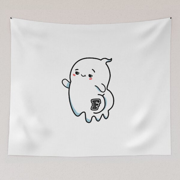 Item preview, Alphabet Letter F Ghost Booty designed and sold by kidsmonogram.