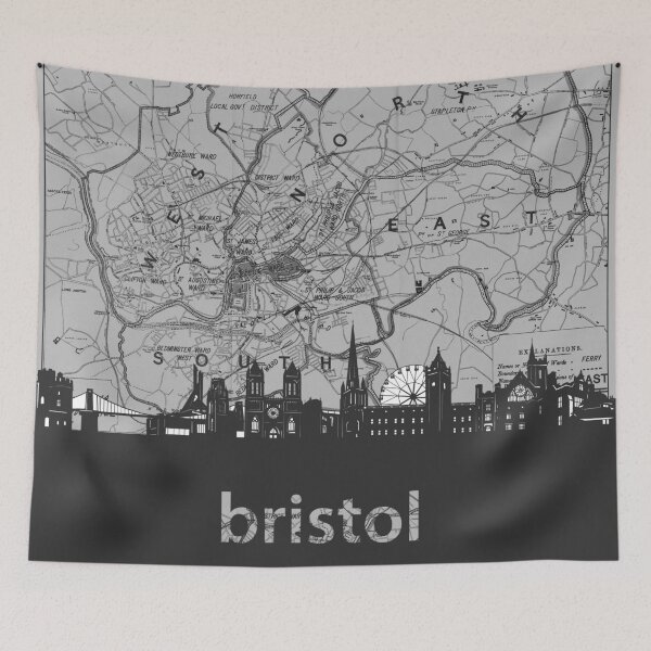 Item preview, bristol skyline designed and sold by BekimART.
