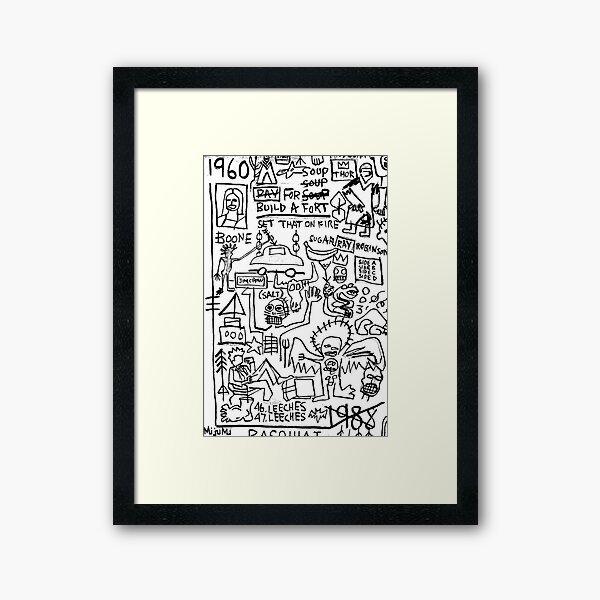 1960 - 1988 BLK Framed Art Print
