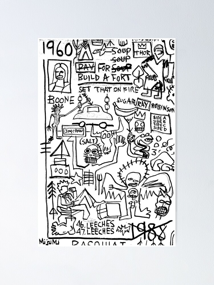 Alternate view of 1960 - 1988 BLK Poster