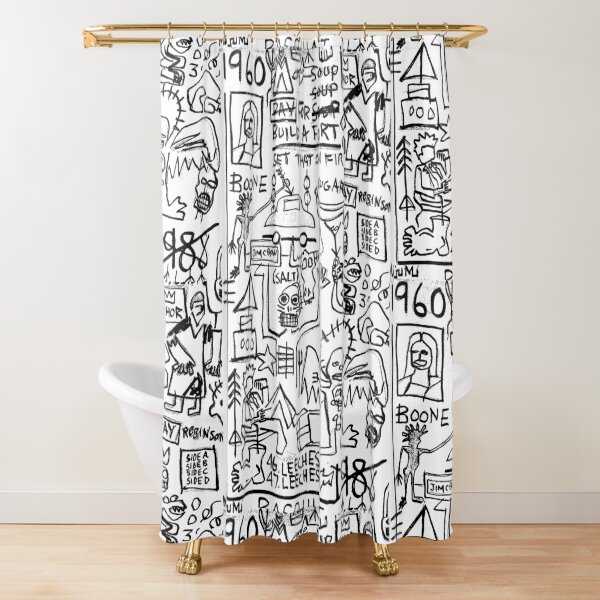 1960 - 1988 BLK Shower Curtain