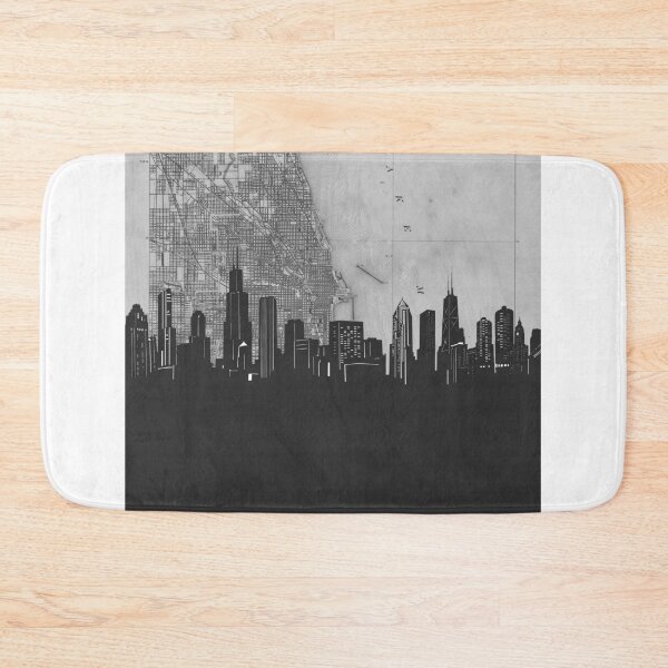 Item preview, chicago skyline designed and sold by BekimART.