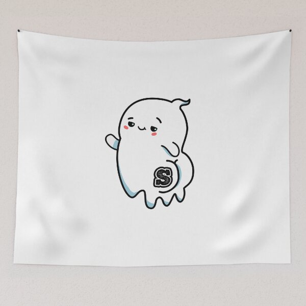 Item preview, Alphabet Letter S Ghost Booty designed and sold by kidsmonogram.