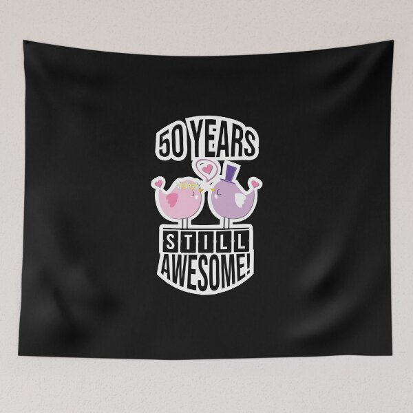 Item preview, 50 years still awesome! Golden anniversary designed and sold by Cutebutfunny.