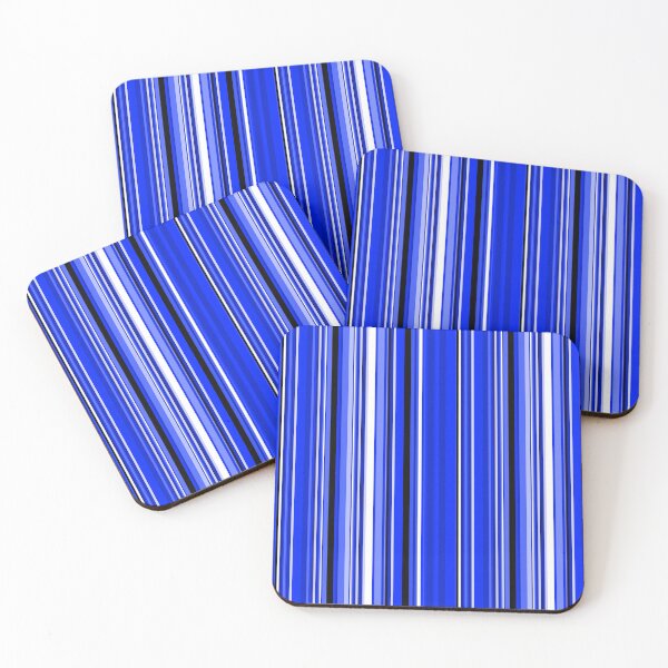 Item preview, Dark Blue Vertical Stripes designed and sold by Ludovic Geusa.