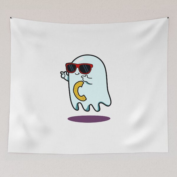 Item preview, Alphabet Letter C Totally Cool Ghost designed and sold by kidsmonogram.
