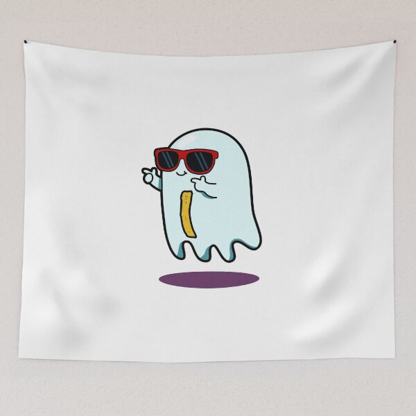 Item preview, Alphabet Letter I Totally Cool Ghost designed and sold by kidsmonogram.