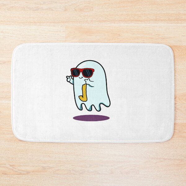 Item preview, Alphabet Letter J Totally Cool Ghost designed and sold by kidsmonogram.