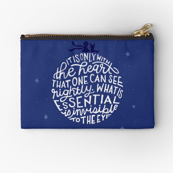 It Is Only With The Heart That One Can See Rightly Zipper Pouch