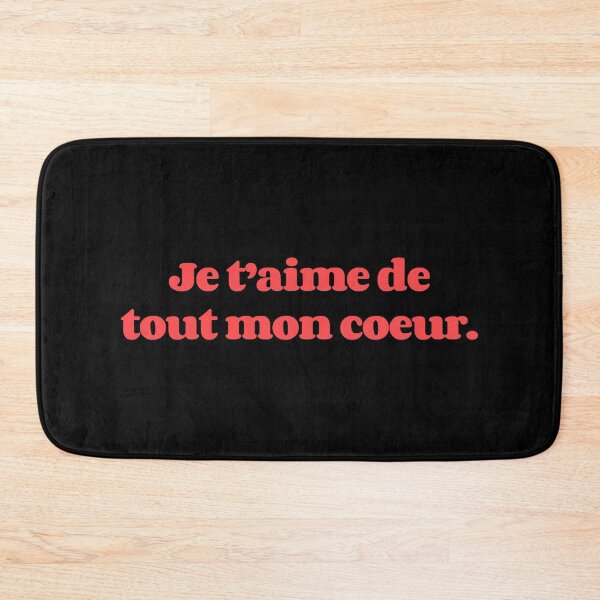 Item preview, Je taime de tout mon coeur I Love You With All My Heart designed and sold by Scoopivich.