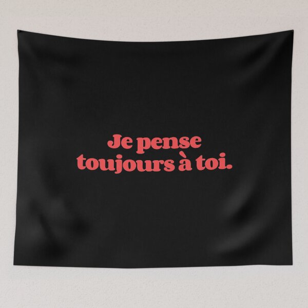 Item preview, Jes pense toujours a toi I always Think About You designed and sold by Scoopivich.