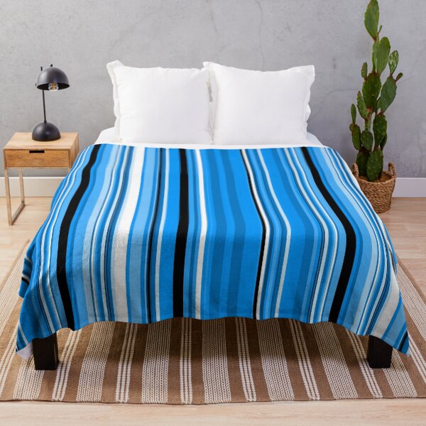 Item preview, Light Blue Vertical Stripes designed and sold by Ludovic Geusa.