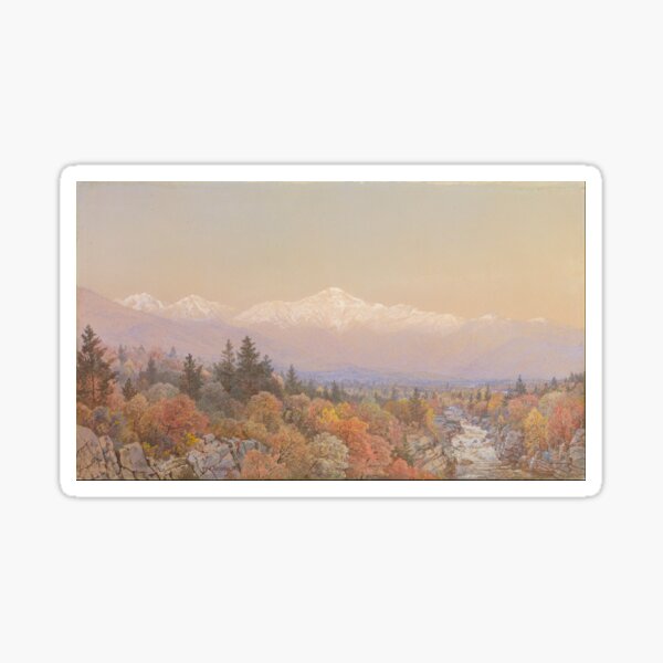 Item preview, William Trost Richards - An Autumnal Snow On Mount Washington designed and sold by vakashop.