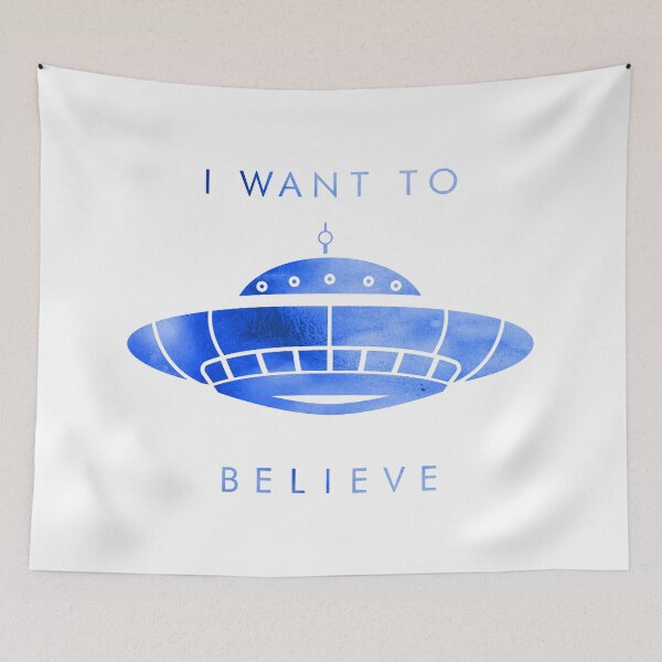 Artikelvorschau, I Want to Believe - UFO Believer entworfen und verkauft von RAWWR.
