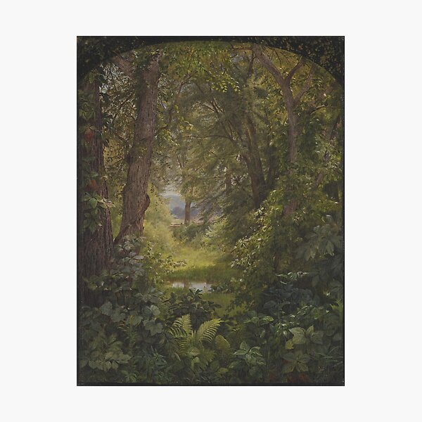 William Trost Richards - Woodland Glade Photographic Print