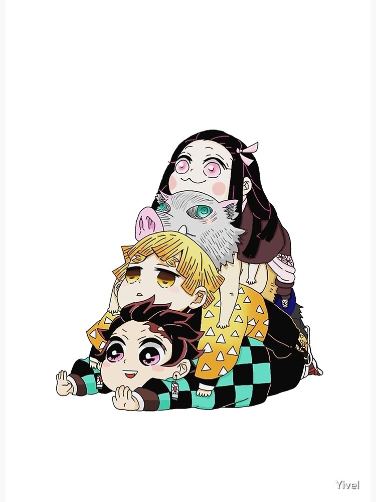 Demon Slayer Gang Cute by Yivel