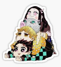Demon Slayer Gang Cute Sticker