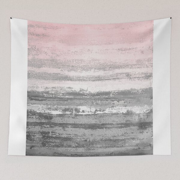Item preview, pink gray landscape  designed and sold by ElaSzczepaniak.