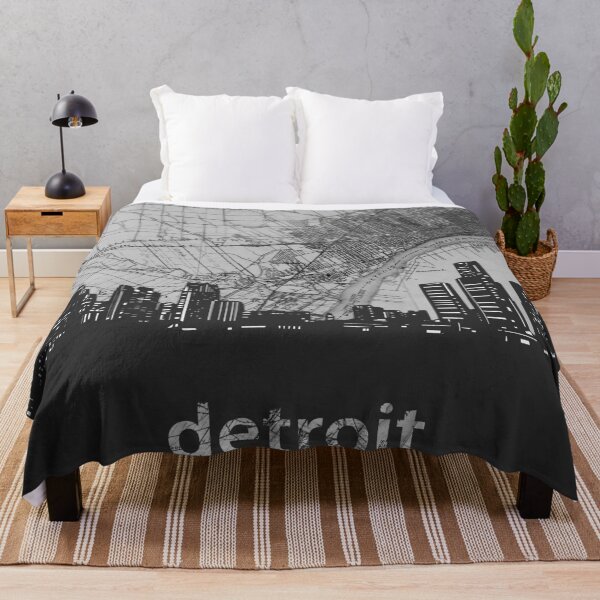 Item preview, detroit skyline designed and sold by BekimART.