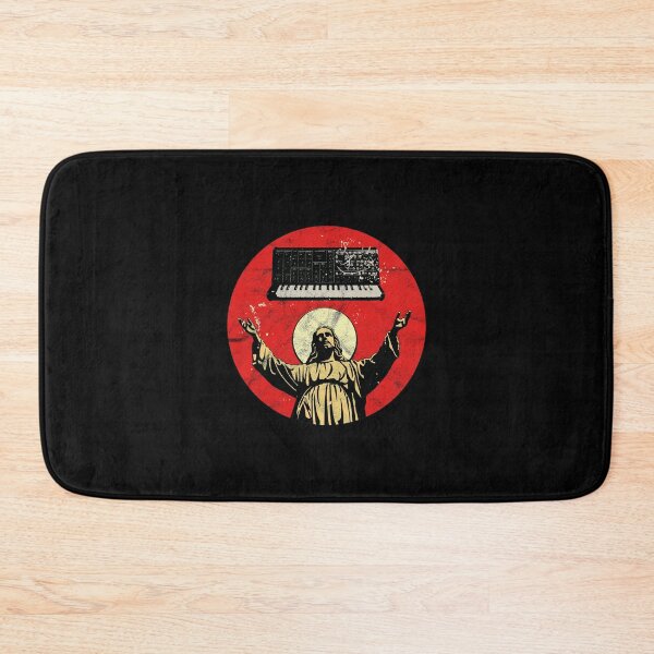 Item preview, Vintage Synthesizer Jesus Analog - Synth Nerd design designed and sold by A-Fashion.