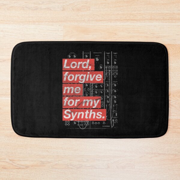 Item preview, Lord Forgive For My Synths - Synthesizer Analog Synth design designed and sold by A-Fashion.