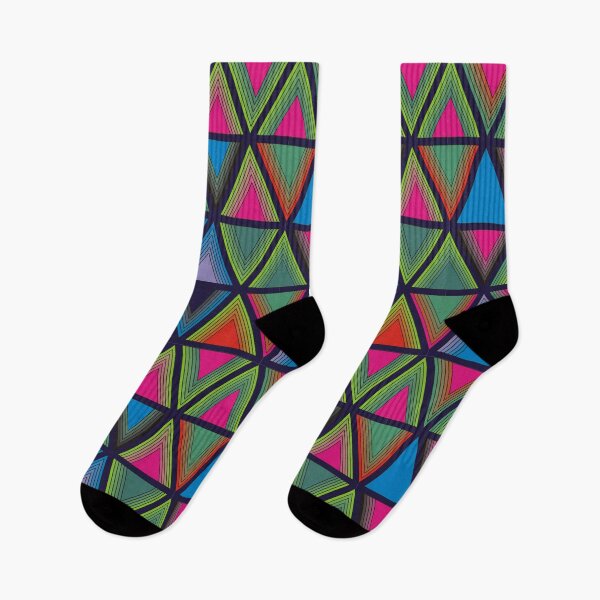 Item preview, Bright pattern of triangles designed and sold by Nata-V.
