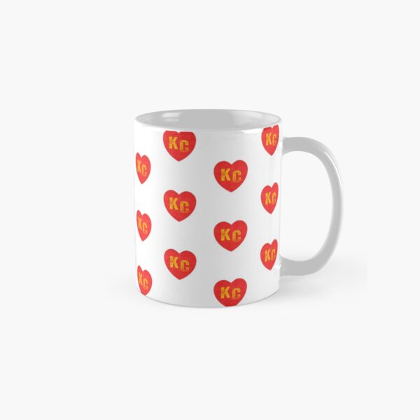 KC Heart Kansas City Hearts I love Kc heart monogram KC Face mask Kansas City facemask Classic Mug