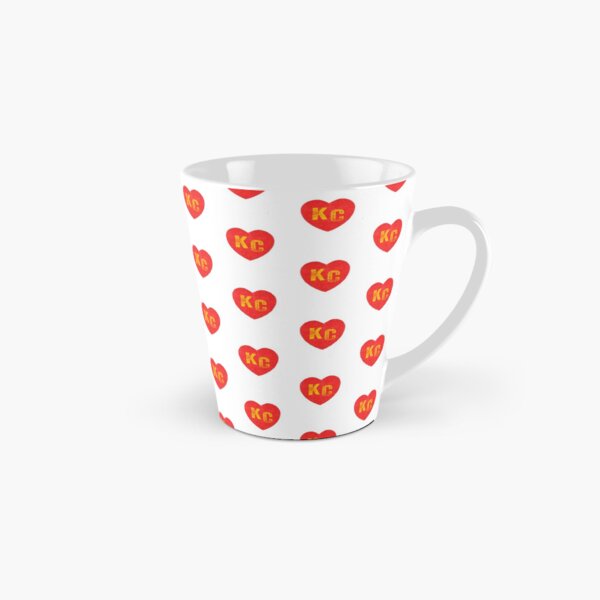 KC Heart Kansas City Hearts I love Kc heart monogram KC Face mask Kansas City facemask Tall Mug