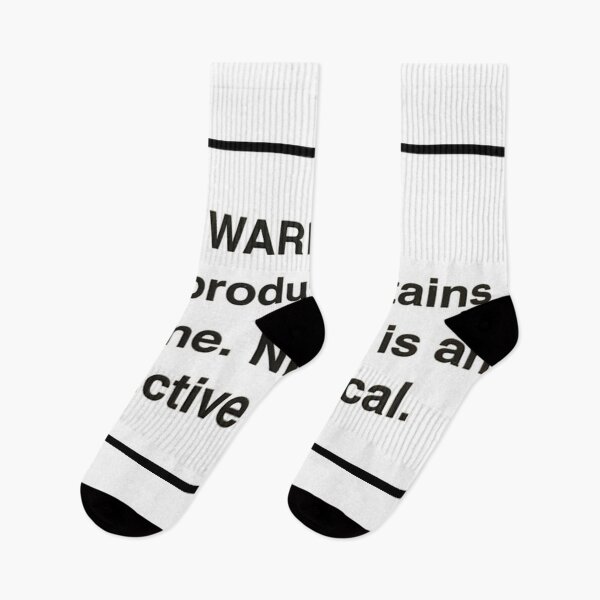 Item preview, Warning: This product contains nicotine. Nicotine is an addictive chemical. designed and sold by statictextiles.