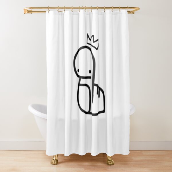 Doodle de Bang Chan - Merch de Stray Kids Cortina de ducha