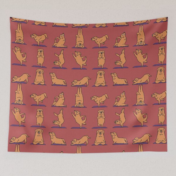 Item preview, Golden Retriever Yoga designed and sold by Huebucket.
