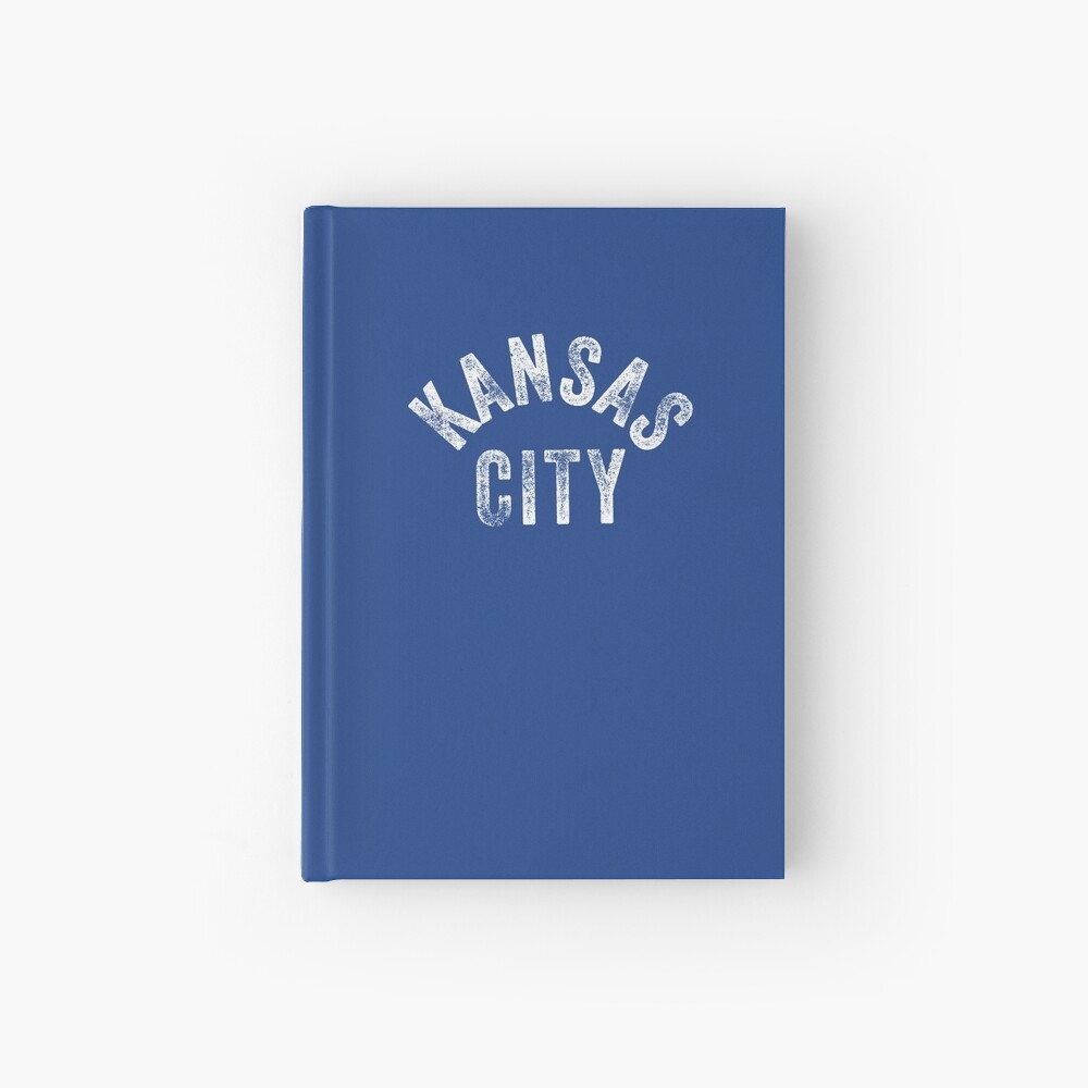 KC Royal Blue Classic Kansas City Vintage Local Kc Baseball Fan Gear Kansas city KC Face mask Kansas City facemask Hardcover Journal