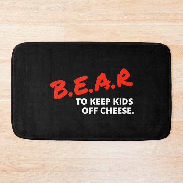 Item preview, B.E.A.R To Keep Kids Off Cheese Football Chicago  design designed and sold by Leslie Smith.