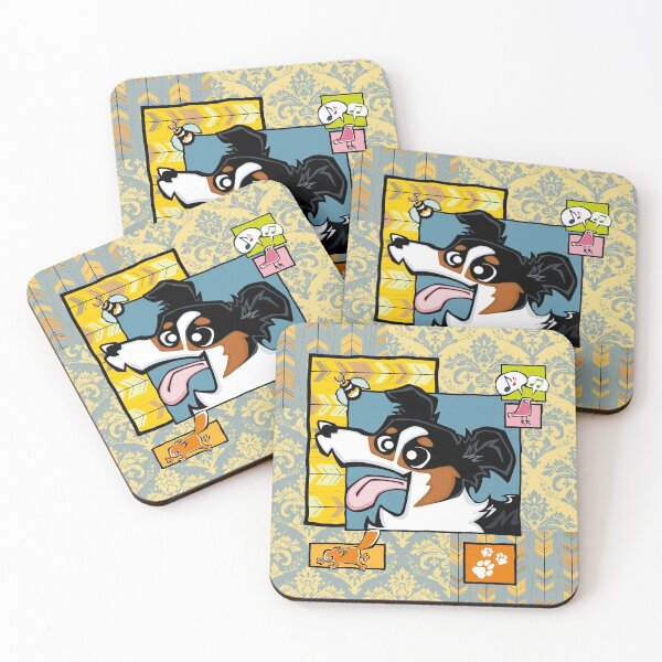 Item preview, Border Collie - Tricolour (Collage) designed and sold by TheChicken.