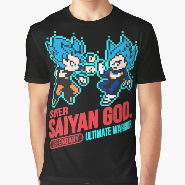 8-bit Super Saiyans Graphic T-Shirt