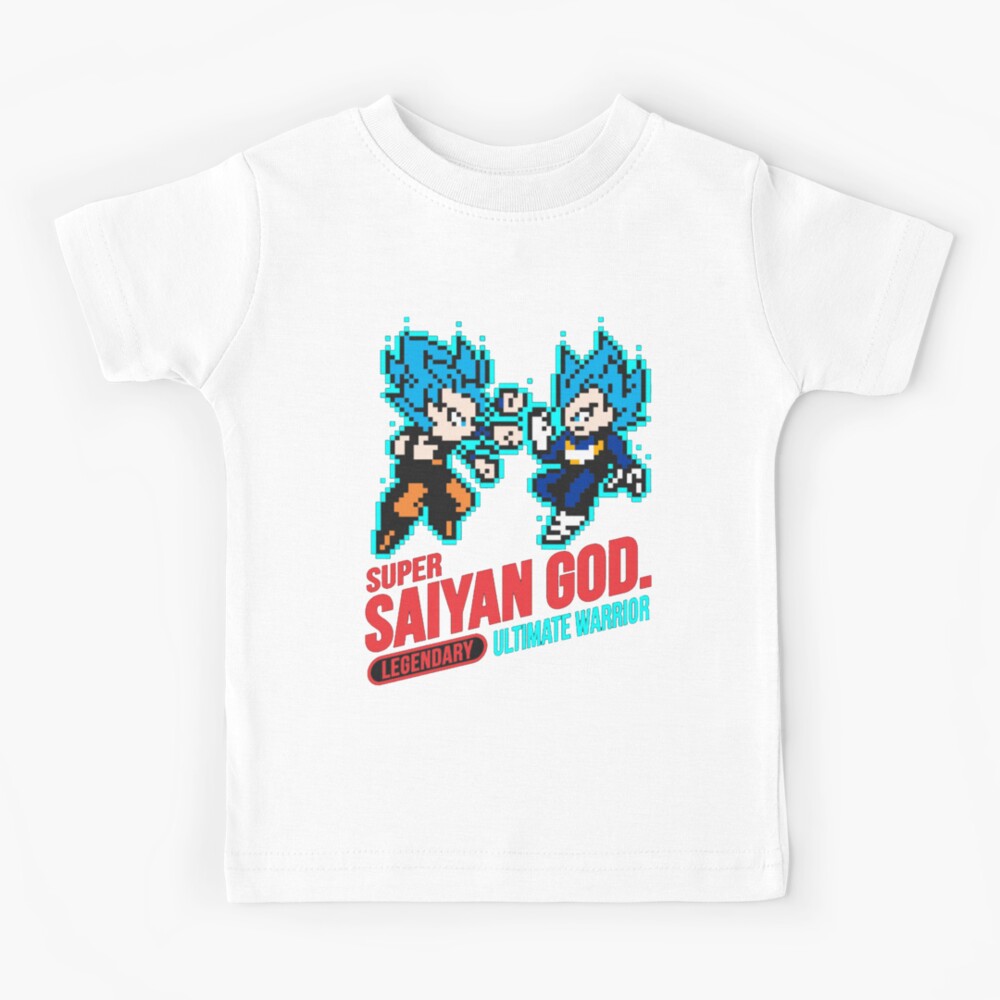 8-bit Super Saiyans Kids T-Shirt